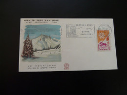 FDC Flamme Concordante Le Mont Dore Santé Vacances 63 Puy De Dome 1961 - 1960-1969