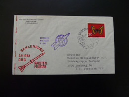 Lettre Cover Raketenflugtag Rakete Espace Space Rocket Mail Sahlenburg 1962 - Brieven En Documenten