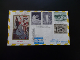 Lettre Vol Special Flight Cover Voyage Du Pape Pope Paul VI To Bombay India Vatican 1964 (ex 1) - Cartas & Documentos