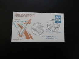 Entier Postal Stationery Espace Space Rakete Darmstadt Allemagne Germany 1964 - Cartes Postales Privées - Oblitérées