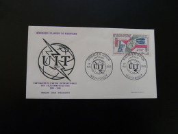 FDC Centenaire UIT ITU Telecommunications Mauritanie 1965 - Mauritanie (1960-...)