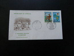 FDC Scoutisme Scouting Scout Senegal 1970 - Covers & Documents