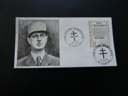 Lettre Commemorative Appel Du 18 Juin General De Gaulle Ile De Sein 29 Finistère 1970 - De Gaulle (General)