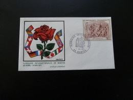 Lettre Cover Floralies Internationales Nantes 44 Loire Atlantique 1971 - Other & Unclassified