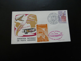 FDC Avec Vignette Concorde Exposition Nationale De Poste Aérienne 31 Toulouse 1973 - Aviazione