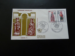 FDC Europa Cept Andorre 1974 - 1974