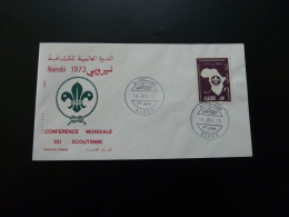 FDC Scout Scoutisme Scouting Algérie 1973 - Cartas & Documentos