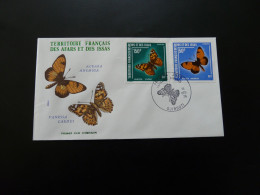 FDC Papillons Butterfly Djibouti Afars Et Issas 1976 - Schmetterlinge