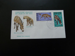 FDC âne Donkey Hyène Hyena Djibouti Afars Et Issas 1976 - Lettres & Documents