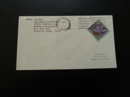 Lettre Cover Exxon Company Marine Dpt Houston USA 1974 - Pétrole