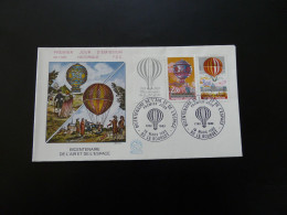 FDC Bicentenaire De La Montgolfière 200 Years Of Hot Air Balloon 93 Le Bourget 1983 - Montgolfières