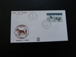 FDC Chien De Traineau Sledge Dog TAAF 1983 - Dogs