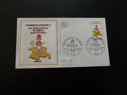 FDC Recensement Variété Corse Sans Le 7 YT 2202a France 1982 - 1980-1989