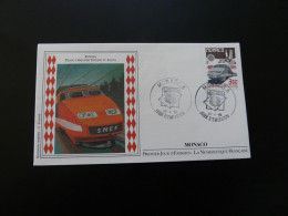 FDC Train TGV Europa Cept Monaco Editon Numismatique 1988 - Trains