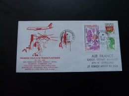 Lettre Premier Vol First Flight Cover Nantes New York Airbus A310 Air France 1990 - First Flight Covers