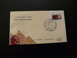 FDC Pyramides D'Egypte équipe Nationale De Football Maroc Morocco 2019 - Aegyptologie