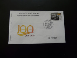 FDC 100 Ans Du Transport Routier Maroc Morocco 2019 - Autos