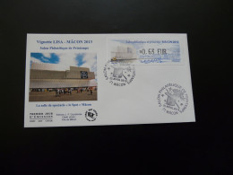 FDC Vignette D'affranchissement LISA Salon Philatélique De Printemps 71 Macon ATM Stamp 2013 (ex 2) - 2010-2019