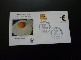 FDC Vignette D'affranchissement LISA L'art Fait Ventre Musée De La Poste ATM Stamp 2014 - 2010-2019