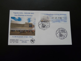 FDC Vignette D'affranchissement LISA Salon Philatélique De Printemps 71 Macon ATM Stamp 2013 (ex 1) - 2010-2019
