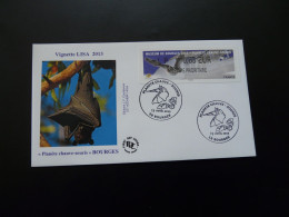 FDC Vignette D'affranchissement LISA Chauve-souris Bat Bourges 18 Cher ATM Stamp 2013 - Fledermäuse