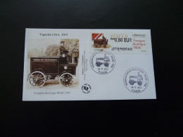 FDC Vignette D'affranchissement LISA Histoire Postale Fourgon Postal électrique ATM Stamp 2012 - 2010-2019