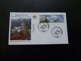 FDC Vignette D'affranchissement LISA église D'Andorre Salon Philatélique D'automne ATM Stamp 2012 - 2010-2019