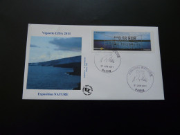 FDC Vignette D'affranchissement LISA Nils-Udo Exposition Nature Photographie ATM Stamp 2011 - 2010-2019