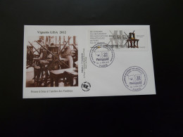 FDC Vignette D'affranchissement LISA Imprimerie Des Timbres Stamp Printing ATM Stamp 2012 - 2010-2019
