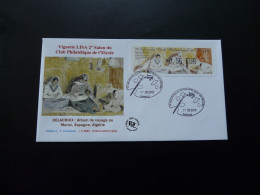 FDC Vignette D'affranchissement LISA Art Tableau Peinture Eugène Delacroix ATM Stamp 2010 - Other & Unclassified