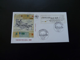 FDC Vignette D'affranchissement LISA L'adresse Musée De La Poste Paris ATM Stamp 2009 - 2000-2009