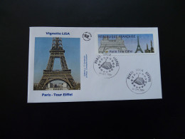 FDC Vignette D'affranchissement LISA Paris Tour Eiffel ATM Stamp 2009 - 2000-2009