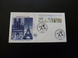 FDC Vignette D'affranchissement LISA Tour Eiffel Salon Philatélique D'automne ATM Stamp 2007 - 2000-2009