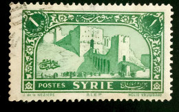 1931 SYRIE - CITADELLE D’ALEP - OBLITERE - Gebraucht