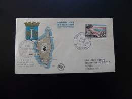 FDC Baie D'Ajaccio Patrie De Napoleon 20 Corse 1954 - 1950-1959