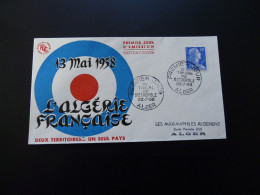 FDC Marianne De Muller Usage Du Timbre De Métropole En Algérie Française 1958 - 1950-1959