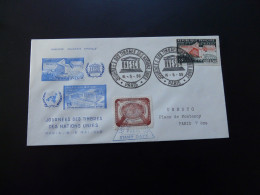 FDC Journée Des Nations Unies United Nations Stamp Days Paris 1959 - 1950-1959
