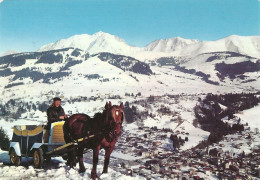 *CPM - 74 - MEGEVE - Vue Générale - Au Fond Mont D'Arbois, Mont Joux, Mont Joly Et Mont-Blanc - Megève