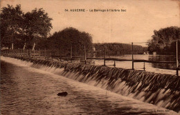 N°4073 W -cpa Auxerre -le Barrage à L'Arbre Sec- - Auxerre