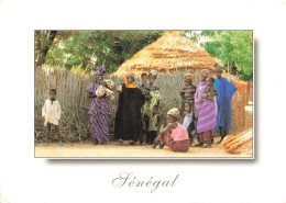 SENEGAL - Couleurs Du Senegal - Animé - Villageois - Carte Postale - Sénégal