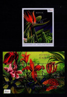 Nevis - 2000 - Flowers Of The Caribean - Yv 1494/99 + Bf 193 - Other & Unclassified