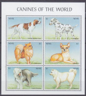 Nevis - 2000 - Dogs: Canines Of The Workd - Yv 1380/85 - Honden
