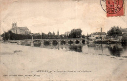 N°4076 W -cpa Auxerre- Le Pont Paul Bert Et La Cathédrale- - Auxerre