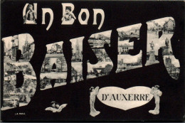 N°4077 W -cpa Un Bon Baiser D'Auxerre - Auxerre