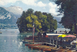 *CPM - 74 - ANNECY - L'Ile Des Cygnes Et La Tournette Enneigée - Annecy