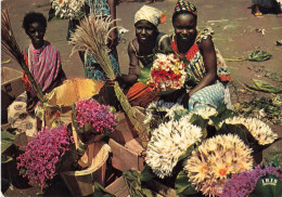 SENEGAL - Afrique En Couleurs - Marchandes De Fleurs - Animé - Carte Postale - Sénégal