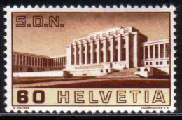 1938 Zu 213 / Mi 323 / YT 309 ** / MNH Siège De La SDN Voir Description - Unused Stamps