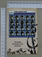 POSTCARD  - THE BEATLES - LPS COLLECTION - 2 SCANS  - (Nº59281) - Musik Und Musikanten