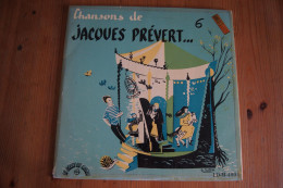 CHANSONS DE JACQUES PREVERT MICHELE ARNAUD CORA VAUCAIRE G MONTERO ETC 25CM 19? - Other - French Music