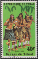 1971 Tschad ⵙ Mi:TD 434, Sn:TD 244, Yt:TD 241, Sg:TD 352, Sara Kaba, Native Dances - Chad (1960-...)